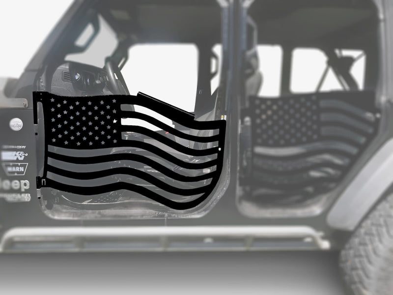 Steinjager, Jeep, Wrangler JL, Doors, Trail, 2018 to Present, American Flag, MADE IN USA, J0049352 - Signatureautoparts Steinjager