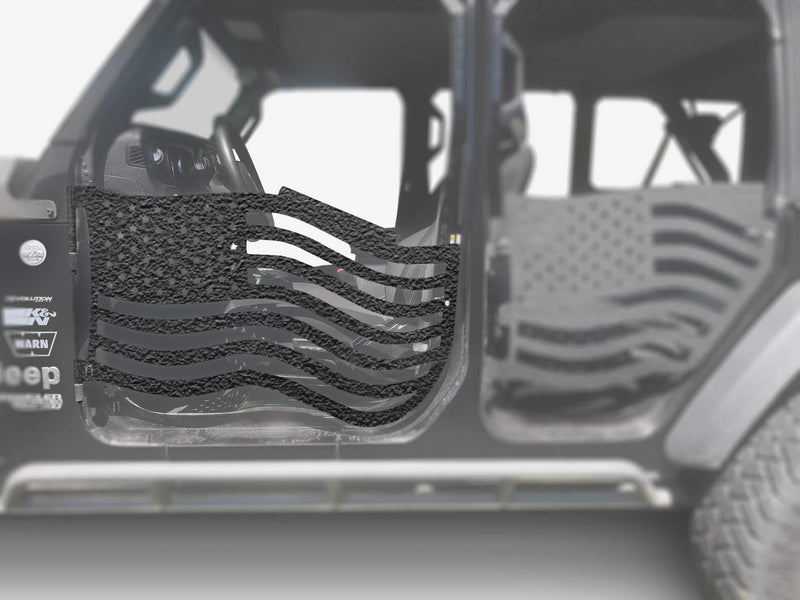 Steinjager, Jeep, Wrangler JL, Doors, Trail, 2018 to Present, American Flag, MADE IN USA, J0049362 - Signatureautoparts Steinjager