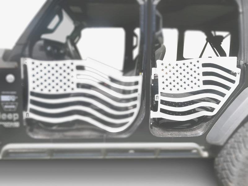 Steinjager, Jeep, Wrangler JL, Doors, Trail, 2018 to Present, American Flag, MADE IN USA, J0049431 - Signatureautoparts Steinjager
