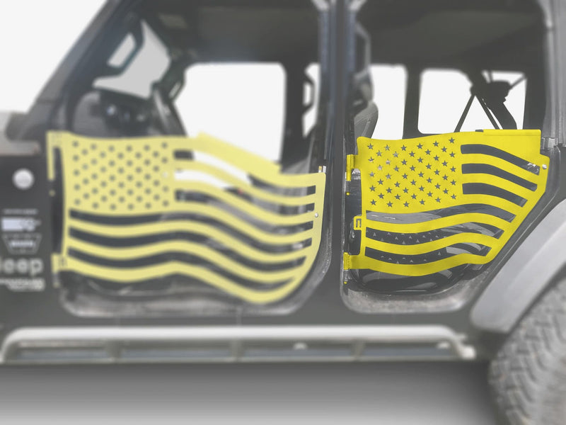 Steinjager, Jeep, Wrangler JL, Doors, Trail, 2018 to Present, American Flag, MADE IN USA, J0049423 - Signatureautoparts Steinjager