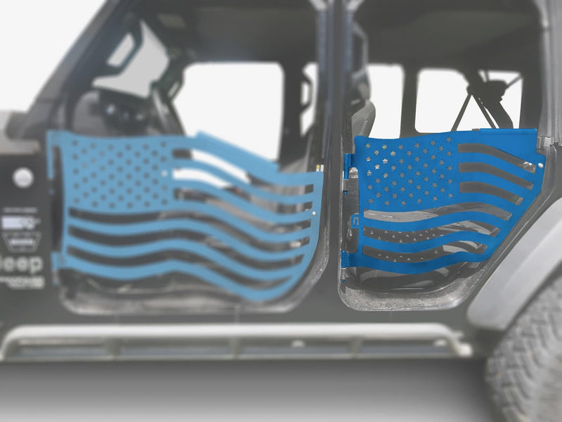 Steinjager, Jeep, Wrangler JL, Doors, Trail, 2018 to Present, American Flag, MADE IN USA, J0049422 - Signatureautoparts Steinjager