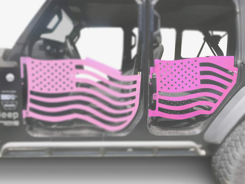 Steinjager, Jeep, Wrangler JL, Doors, Trail, 2018 to Present, American Flag, MADE IN USA, J0049425 - Signatureautoparts Steinjager