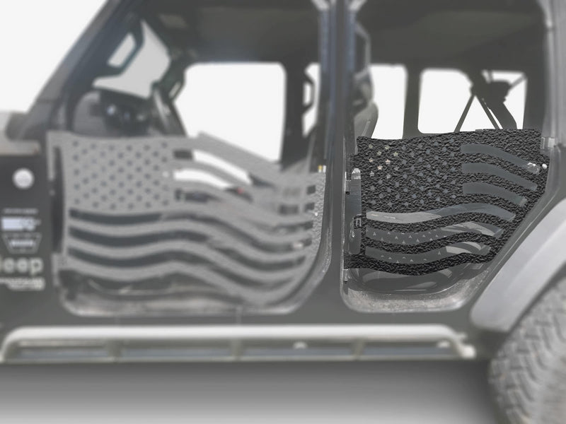 Steinjager, Jeep, Wrangler JL, Doors, Trail, 2018 to Present, American Flag, MADE IN USA, J0049428 - Signatureautoparts Steinjager