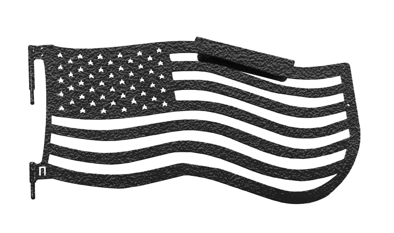 Steinjager, Jeep, Wrangler JK, Doors, Trail, incl Accessories, 2007-2018, American Flag, MADE IN USA, J0050177 - Signatureautoparts Steinjager