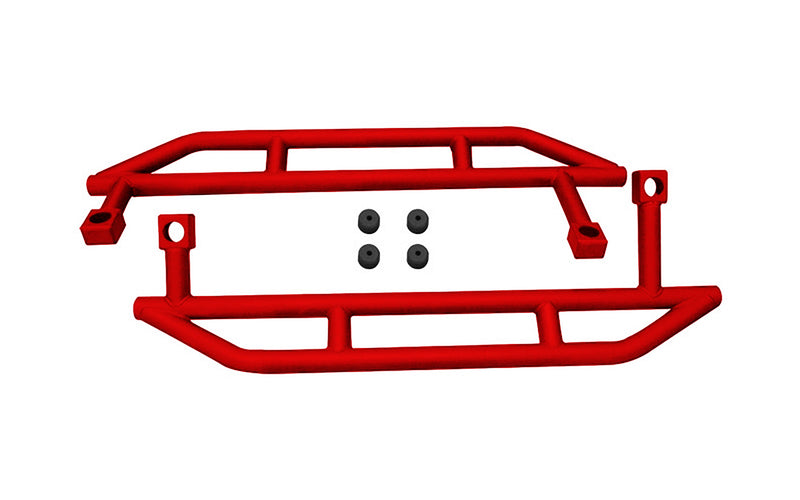 Ace Engineering, Jeep, Wrangler TJ, Rock Sliders, 1997-2006, Red Baron, MADE IN USA, J0059610 - Signatureautoparts Ace Engineering