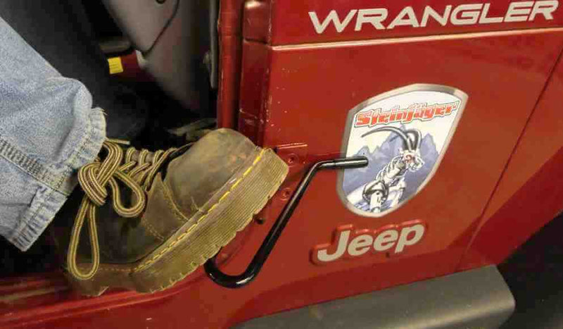 Steinjager, Jeep, Wrangler TJ, Foot Rest Kit, 1997-2006, Neon Green, MADE IN USA, J0045911 - Signatureautoparts Steinjager