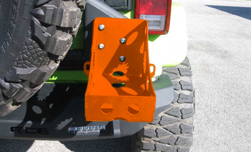Ace Engineering, Jeep, Wrangler JL, Jerry Can Holder, 2018-Present, Fluorescent Orange, MADE IN USA, J0057001 - Signatureautoparts Ace Engineering