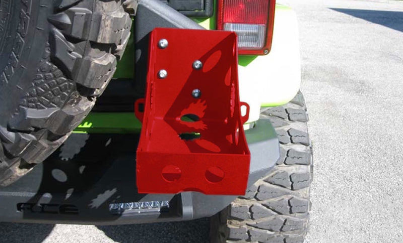 Ace Engineering, Jeep, Wrangler JL, Jerry Can Holder, 2018-Present, Red Baron, MADE IN USA, J0057002 - Signatureautoparts Ace Engineering