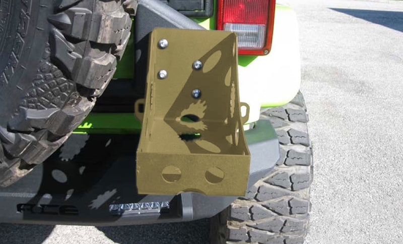 Ace Engineering, Jeep, Wrangler JL, Jerry Can Holder, 2018-Present, Military Beige, MADE IN USA, J0057009 - Signatureautoparts Ace Engineering