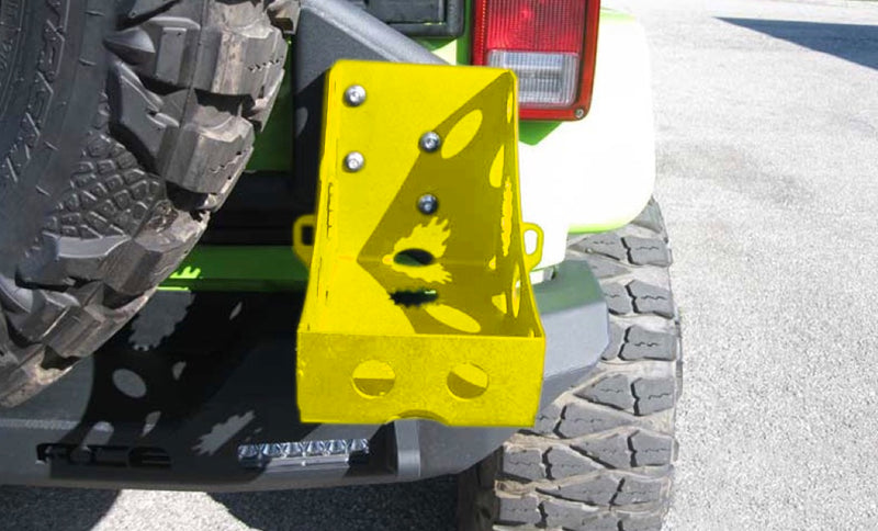 Ace Engineering, Jeep, Wrangler JL, Jerry Can Holder, 2018-Present, Neon Yellow, MADE IN USA, J0057014 - Signatureautoparts Ace Engineering