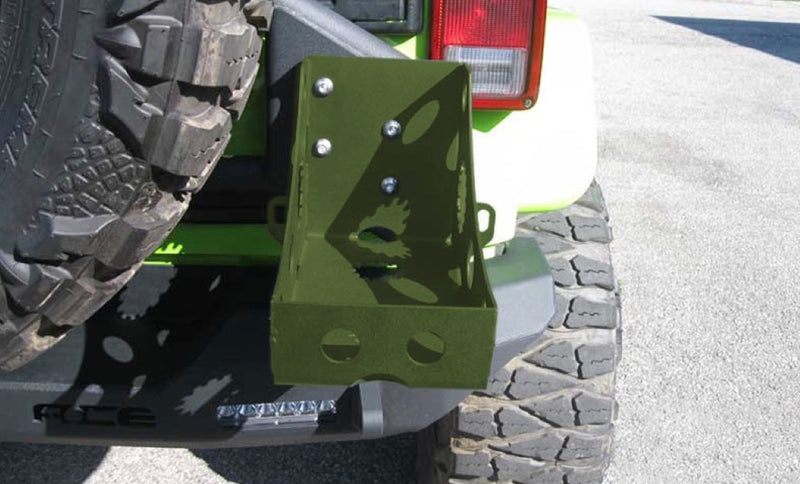 Ace Engineering, Jeep, Wrangler JL, Jerry Can Holder, 2018-Present, Locas Green, MADE IN USA, J0057008 - Signatureautoparts Ace Engineering