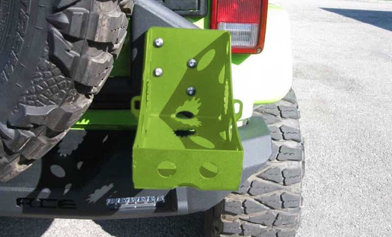 Ace Engineering, Jeep, Wrangler JL, Jerry Can Holder, 2018-Present, Gecko Green, MADE IN USA, J0057015 - Signatureautoparts Ace Engineering