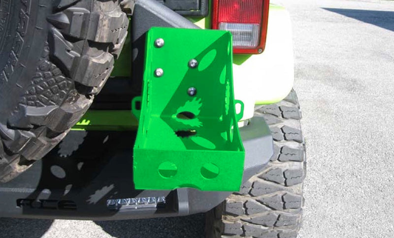 Ace Engineering, Jeep, Wrangler JL, Jerry Can Holder, 2018-Present, Neon Green, MADE IN USA, J0057006 - Signatureautoparts Ace Engineering
