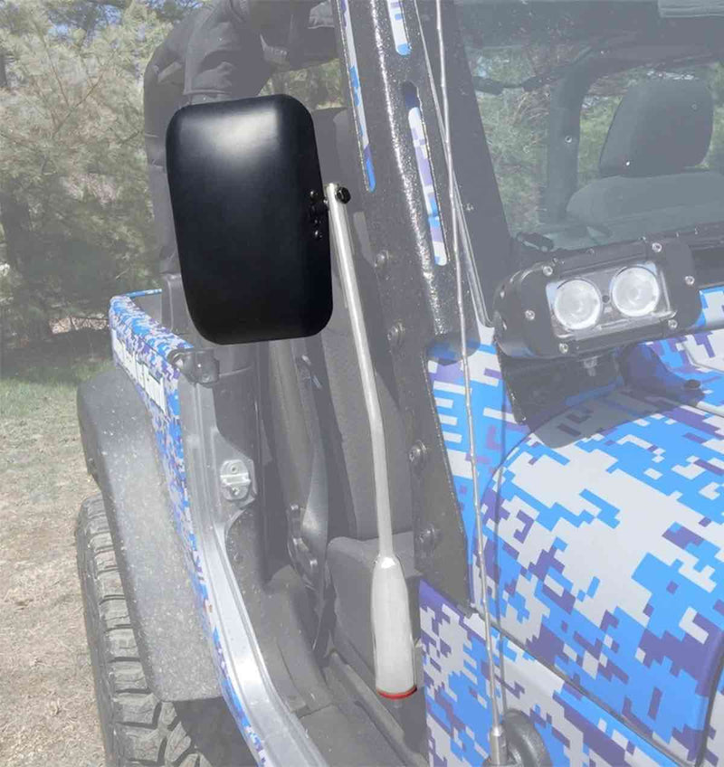 Steinjager, Jeep, Gladiator JT, Mirrors, 2019 to Present, Legs, Isolated Premium, MADE IN USA, J0050037 - Signatureautoparts Steinjager