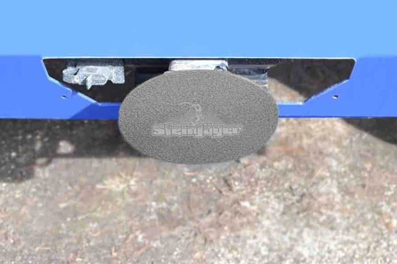 Steinjager, Jeep, Wrangler JK, Hitch Cover, 2007-2017, Gray Hammertone, MADE IN USA, J0045807 - Signatureautoparts Steinjager