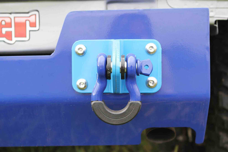 Steinjager, Jeep, Wrangler JK, D-Ring Shackle, 2007-2017, Playboy Blue, MADE IN USA, J0045652 - Signatureautoparts Steinjager