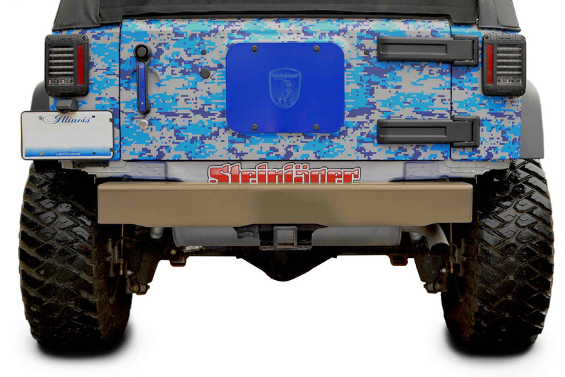 Steinjager, Jeep, Wrangler JK, Bumpers, 2007-2018, Bumper, Rear, MADE IN USA, J0047869 - Signatureautoparts Steinjager