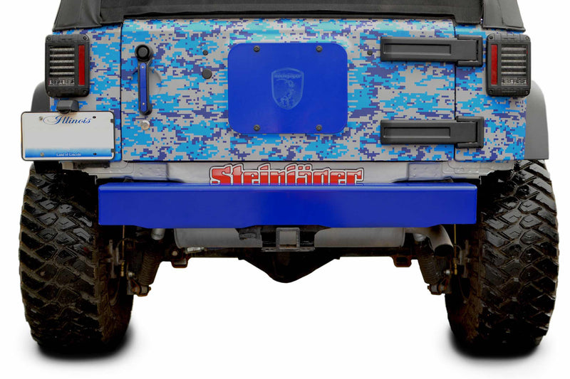 Steinjager, Jeep, Wrangler JK, Bumpers, 2007-2018, Bumper, Rear, MADE IN USA, J0047863 - Signatureautoparts Steinjager