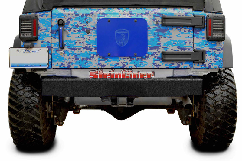 Steinjager, Jeep, Wrangler JK, Bumpers, 2007-2018, Bumper, Rear, MADE IN USA, J0047870 - Signatureautoparts Steinjager