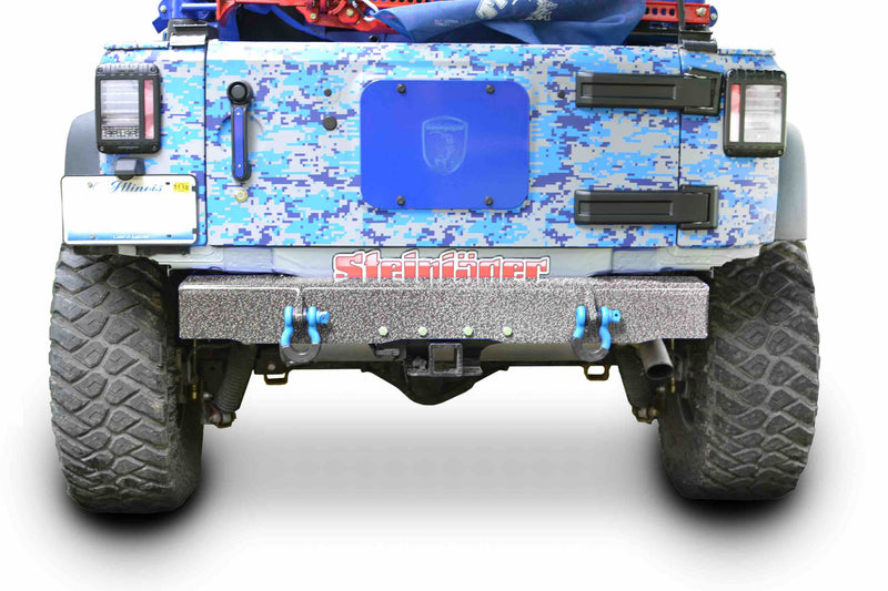 Steinjager, Jeep, Wrangler JK, Bumpers, 2007-2018, Bumper, Rear, MADE IN USA, J0048148 - Signatureautoparts Steinjager