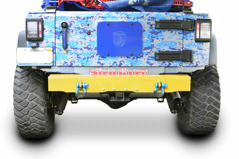 Steinjager, Jeep, Wrangler JK, Bumpers, 2007-2018, Bumper, Rear, MADE IN USA, J0048142 - Signatureautoparts Steinjager