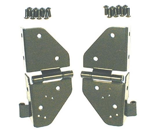 Steinjager, Jeep, Wrangler YJ, Windshield Repl Parts, 1987-1995, Windshield Hinges, MADE IN USA, J0050476 - Signatureautoparts Steinjager