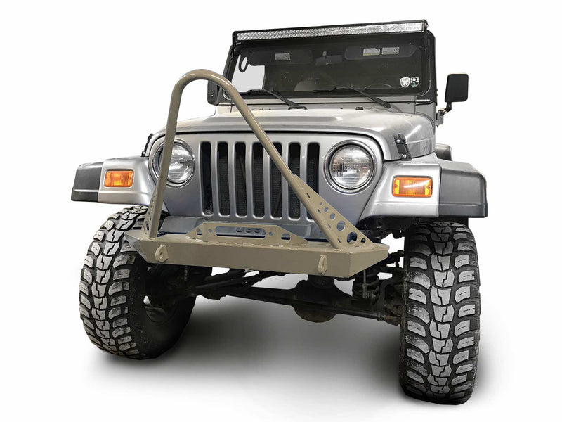Steinjager, Jeep, Wrangler TJ, Bumpers, 1997-2006, Front Stinger, MADE IN USA, J0049294 - Signatureautoparts Steinjager
