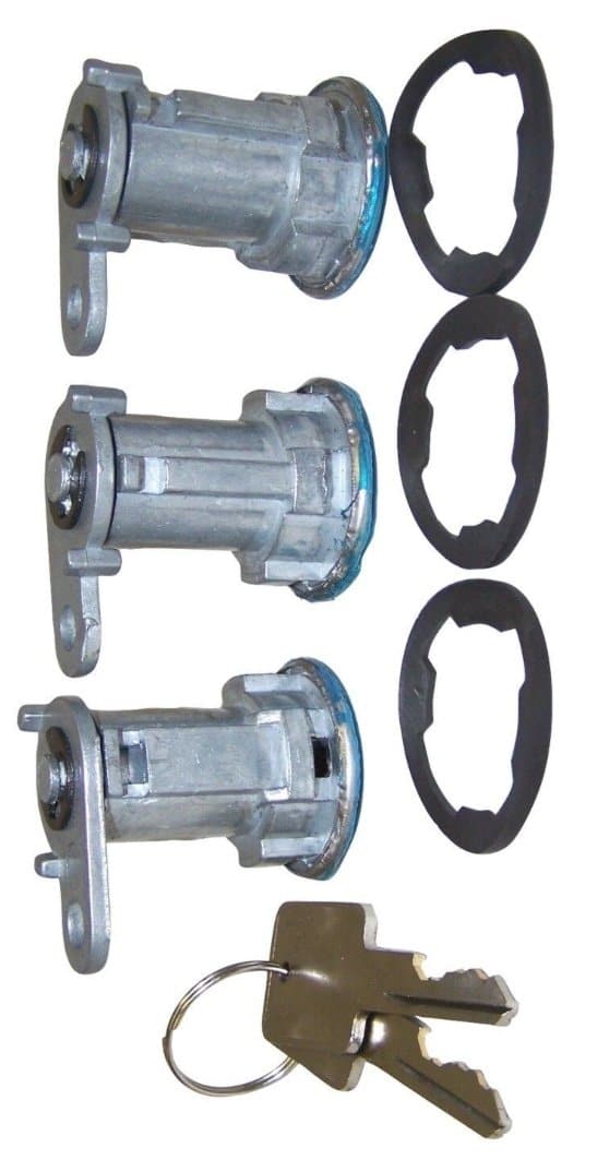 Steinjager, Jeep, Cherokee XJ, Door Replacement Parts, 1984-1990, Door Lock Cylinder, MADE IN USA, J0052391 - Signatureautoparts Steinjager