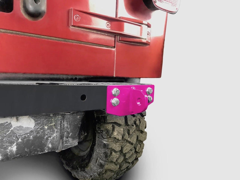 Steinjager, Jeep, Wrangler TJ, Rear D-Ring Mount, 1997-2006, Hot Pink, MADE IN USA, J0049129 - Signatureautoparts Steinjager