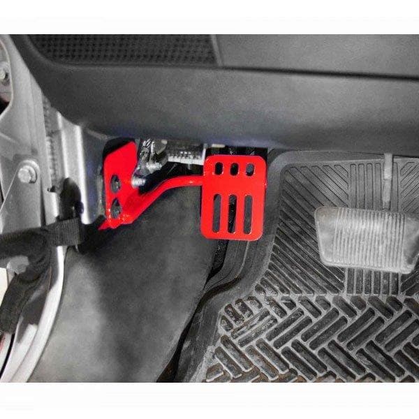 Steinjager, Jeep, Wrangler JK, Dead Pedal, 2007-2018, Red Baron, MADE IN USA, J0046235 - Signatureautoparts Steinjager